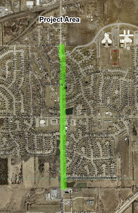 South Center Trail Project Area Map