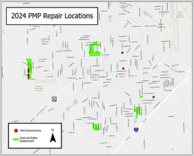 Pavement Management Program 2024 Map Thumbnail