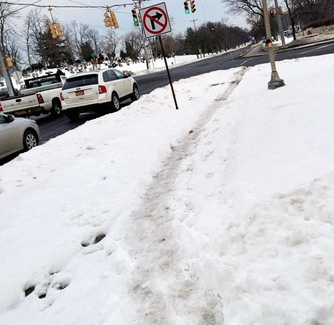 snowy sidewalk 3