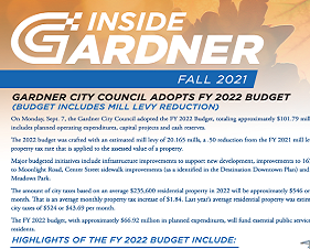 Gardner Newsletter - Cover Fall2021Thumbnail