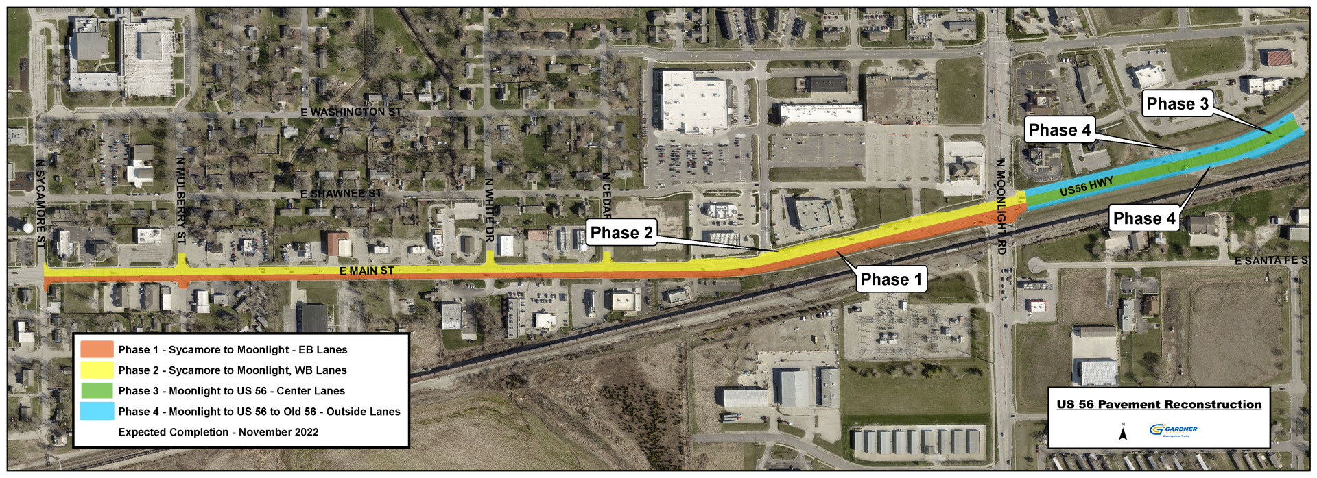 US-56 Phasing Map Image