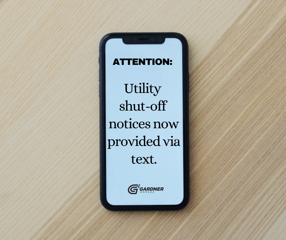 Utility shutoff notice Communication Image