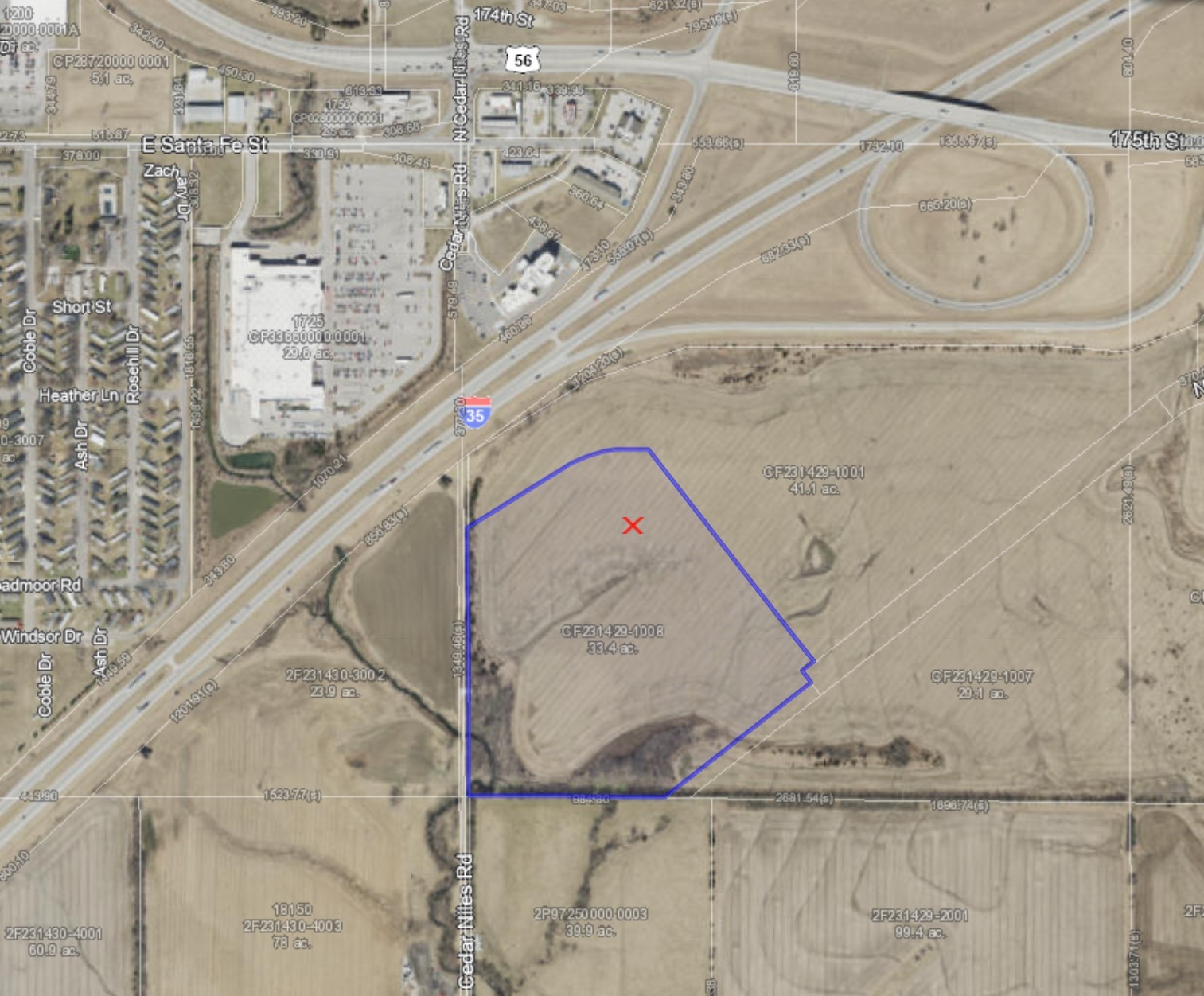 Treadway Apartments Map